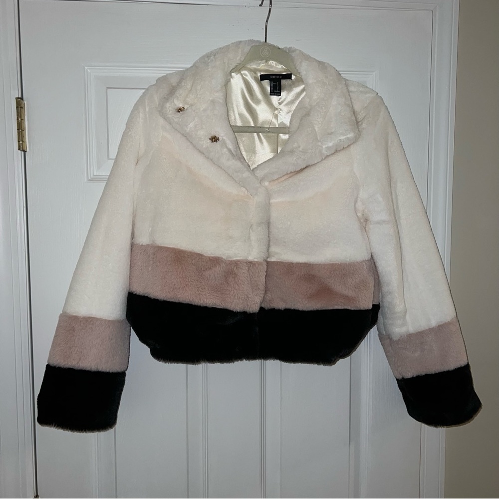 Forever 21 faux fur jacket